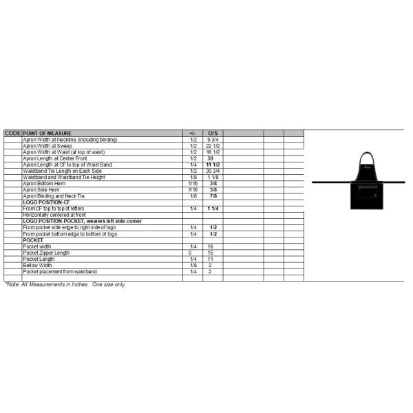 PU Coating Water Resistant Apron 97% Polyester 3% Spandex Fabric Material