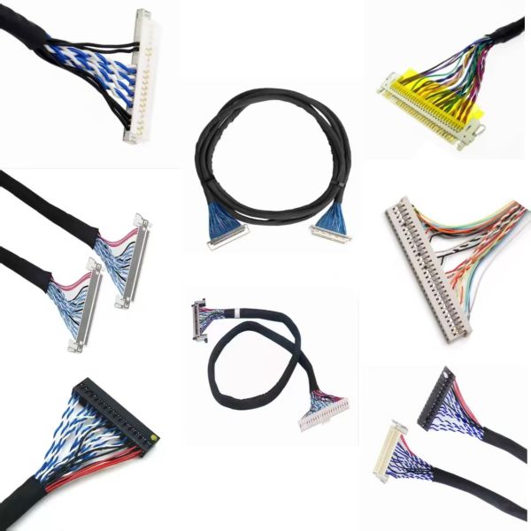 Speed Data Transfer LVDS Cable Assembly with Top Copper Conductor and ROHS Certification
