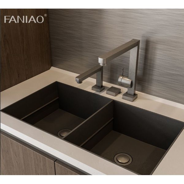 Современный деревянный кухонный шкаф дизайн 304 нержавеющей стали кухонный шкаф для виллы