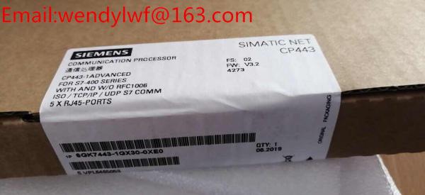 6GK7 443-1GX30-0XEO 6GK7443-1GX30-0XEO S7-400 CP443-1 Com Processor