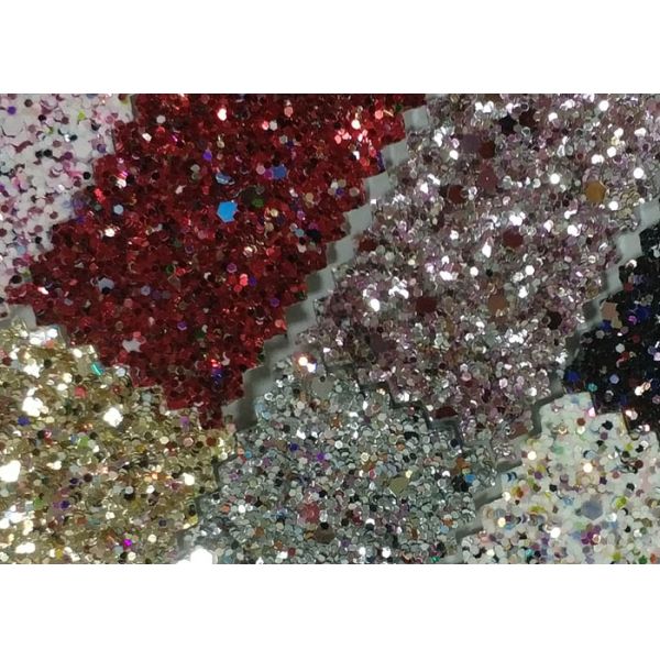 Lurex Metallic Waterproof Glitter Cotton Fabric 1.38m Width For Fashion Garment