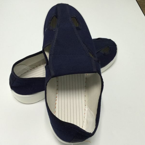 Zapatos de seguridad del ESD del agujero del recinto limpio cuatro para el área industrial de EPA libre de polvo