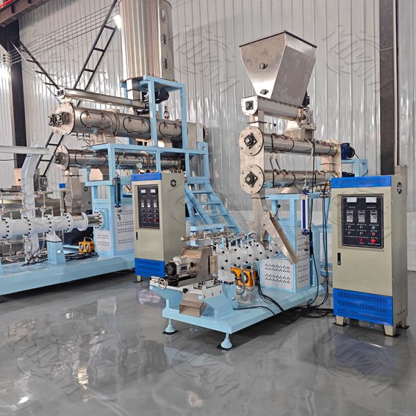 3-5ton/h Automatic Aquatic Fish Food Making Extruder Machine Floating Sinking Fish Feed Equipment Plant Production Line