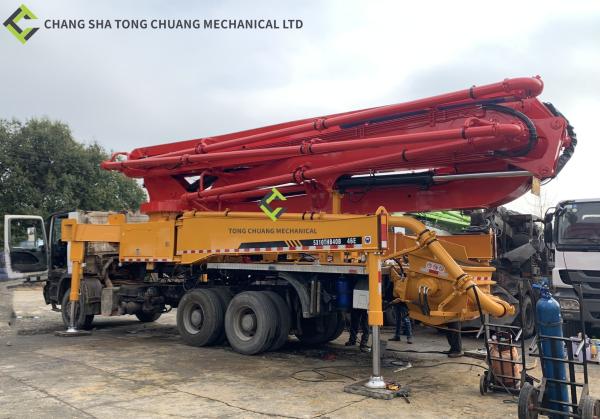 In 2012 Sany Heavy Industry Remanufacture Second Hand Concrete Pump Truck 46meters
