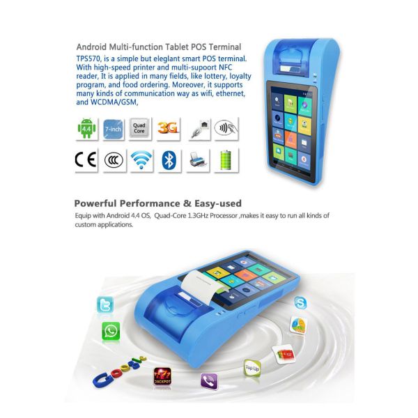 Touch Screen Android Smart POS Terminal