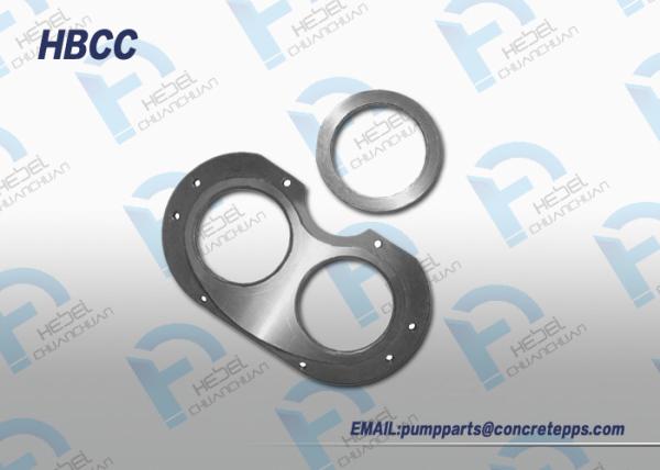 Durable DN230 Zoomlion Spectacle Wear Plate and cutting ring for Concrete Pump Truck