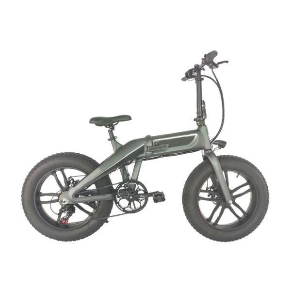 Lightweight 20 Inch 500w Fat Tyre Folding Electric Bike