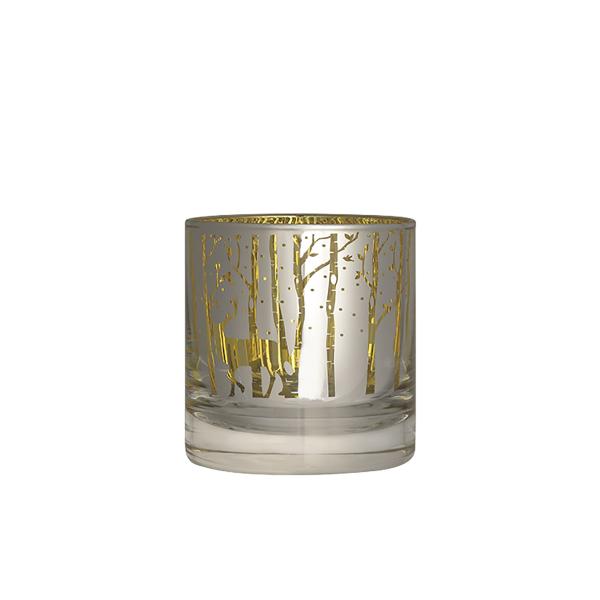 Newest design home decorative lead free crystal lantern glass candle holder
