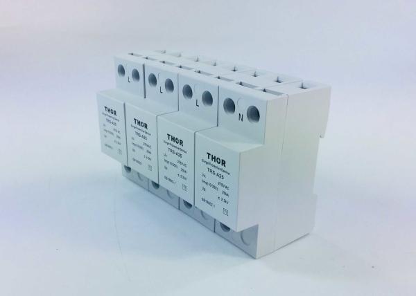 Type 1 Lightning 3 Phase Surge Suppressor , 220 / 380V AC Spd Surge Protection Device