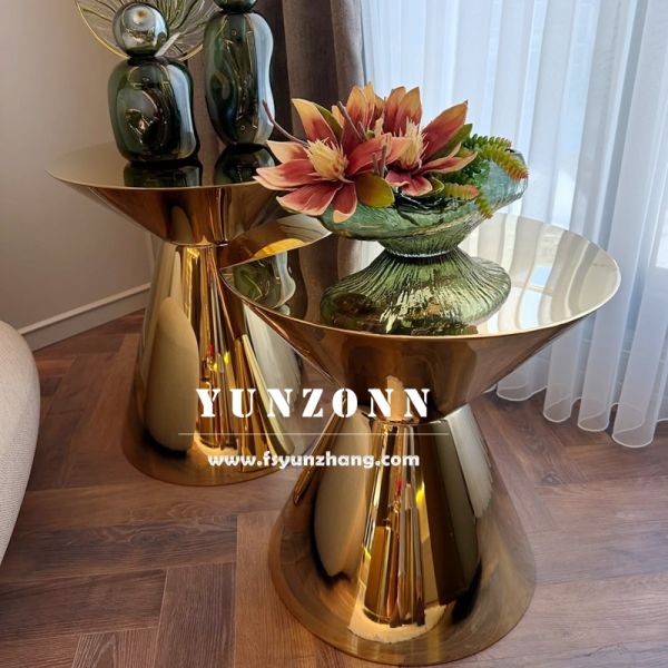 Stainless Steel Coffee Table Kids Birthday Event Planning Decor Round Cake Display Stand  for Wedding Decoration