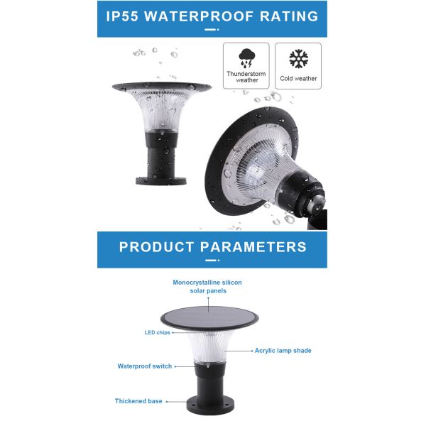 Smart RGB Solar Garden Lawn Light