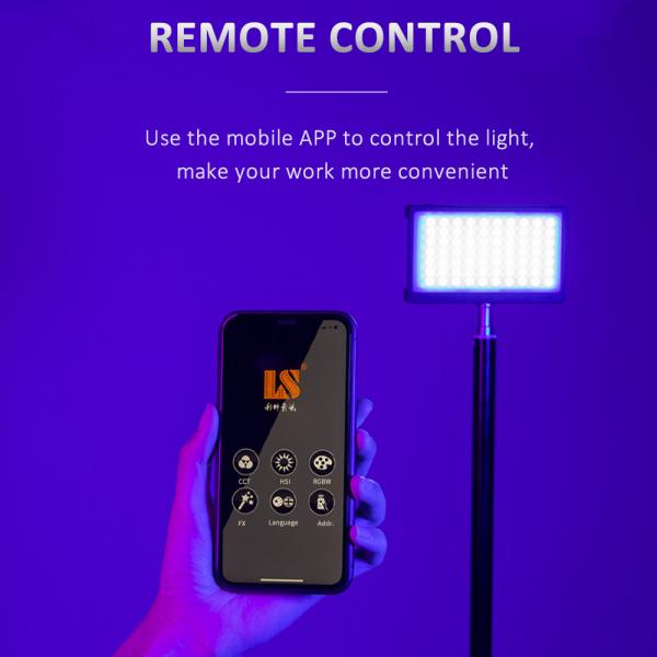 3200k Rgb HS-P12 Pocket Led Video Light 15 Light Effects Mobile APP Control