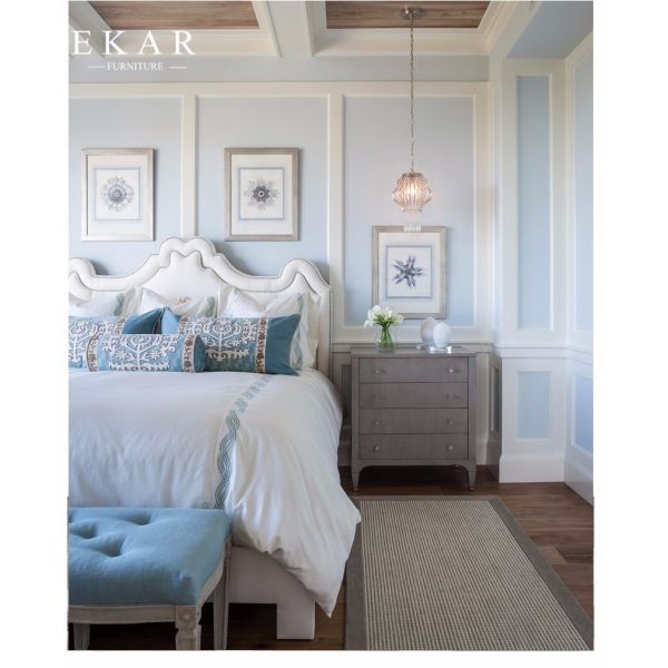 Plywood Double Wedding Fancy Bed Design