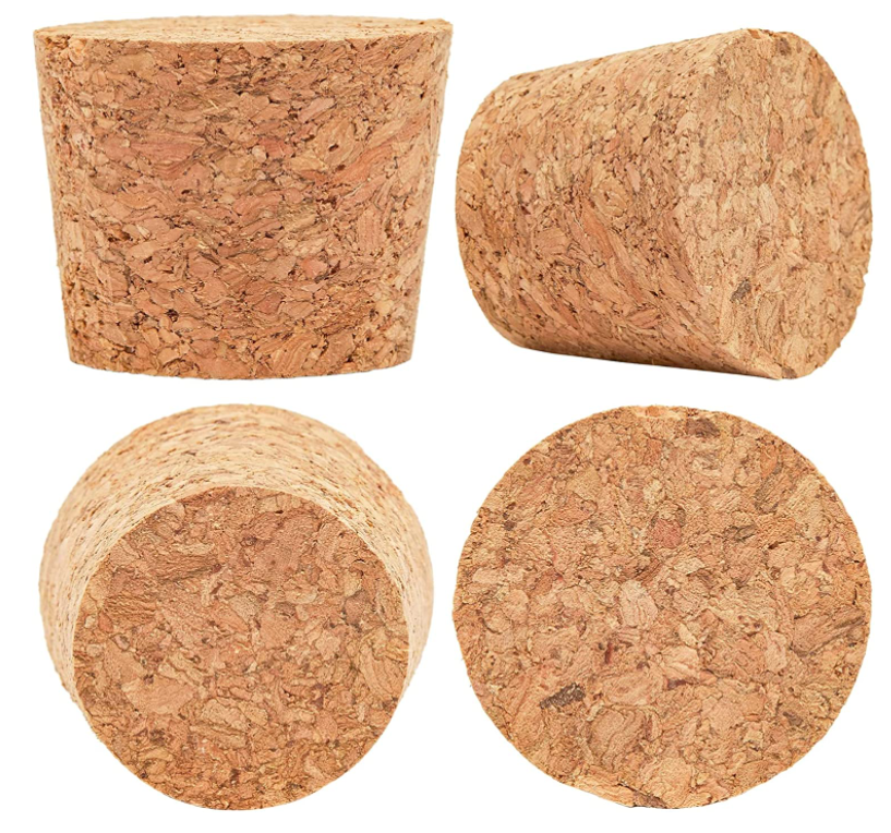 Прозрачные стеклянные бутылки с пробкой для бутылок Корковые пробки Прозрачные стеклянные пробки для бутылок