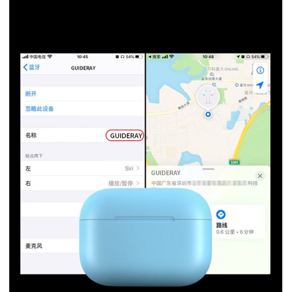 Наушники спорт Air3 Macaron 350mAh JL6936D водоустойчивые