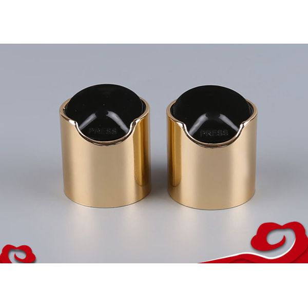 Cosmetic Packaging Lotion Bottle Caps 20mm Silver Aluminum Pressed Caps