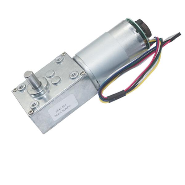O sem-fim da C.C. do codificador 30W alinhou o motor que o torque alto 12V viaja de automóvel o travamento do auto