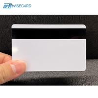 Cartões do PVC da placa de SLE4442 Chip Smart Card Pearl White com tira magnética