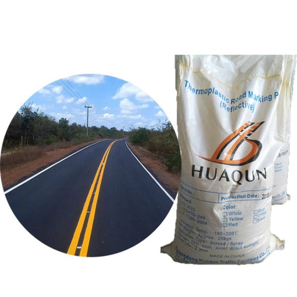 Crack Resistant BS 3262 Thermoplastic Road Marking Paint Powder - Fast Drying (less 3mins) in 25kg/bag