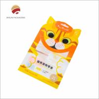Bolsa de alimentação para animais de estimação de design personalizado com fecho de fecho Vibrante CMYK Impressão de materiais PET/AL/PE