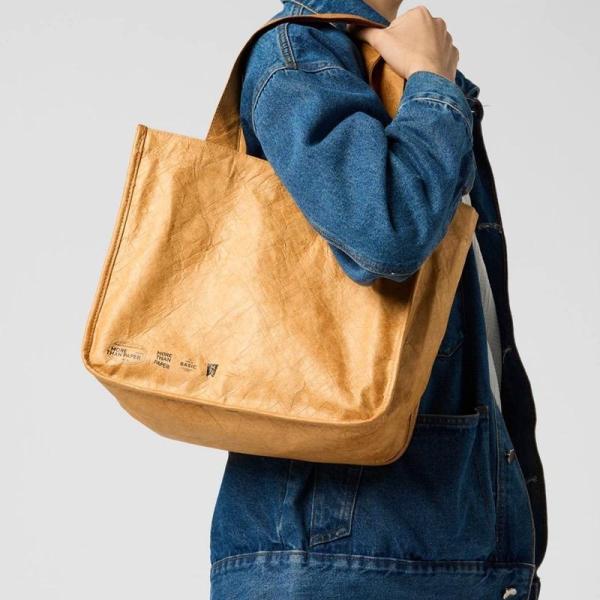 sustainable recycled shopper tote Tyvek Paper Tote Bags Custom Eco-Friendly Simple Vintage Reusable Tyvek Paper Tote Bag Dupont Tyvek Shopping Bag
