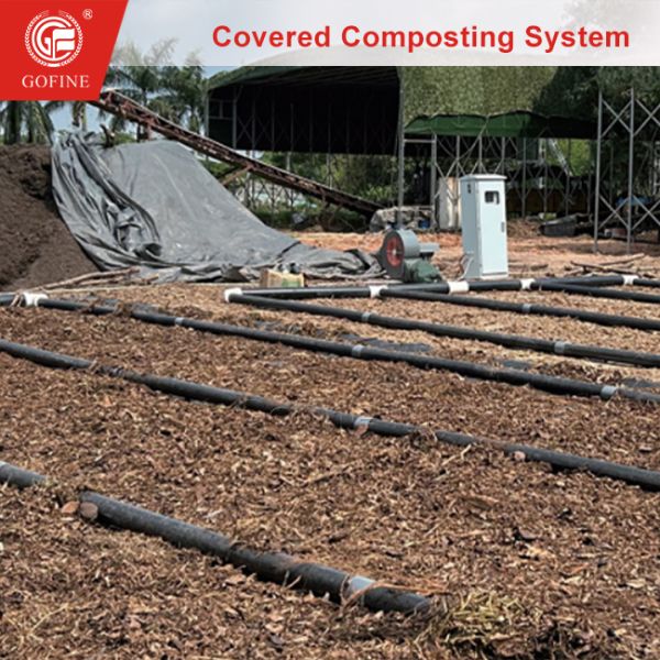 Film-Covered Aerobic Composting Machine for Organic Fertilizer Production