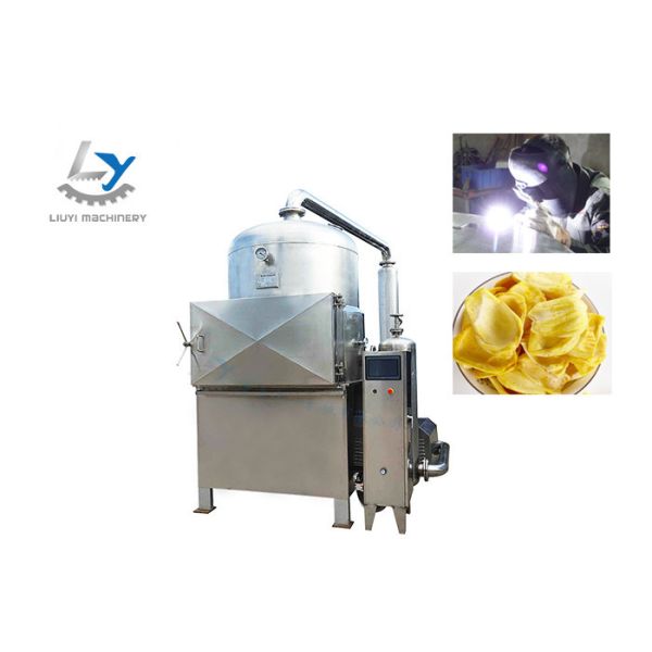 Commercial Potato Chip Fryer Machine , Vacuum Fried Fruits Machine Automated