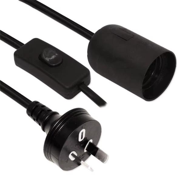AU Plug to E27 Convertisseur de prise de lampe, 303 Adaptateur d' ampoule commutateur 250V 10A pour ventilateur de plafond / luminaire