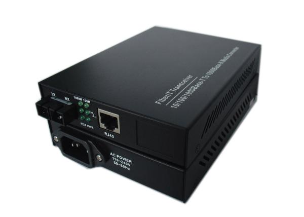 Single / Dual UTP Fiber Optic Media Converter with Half / Full Duplex