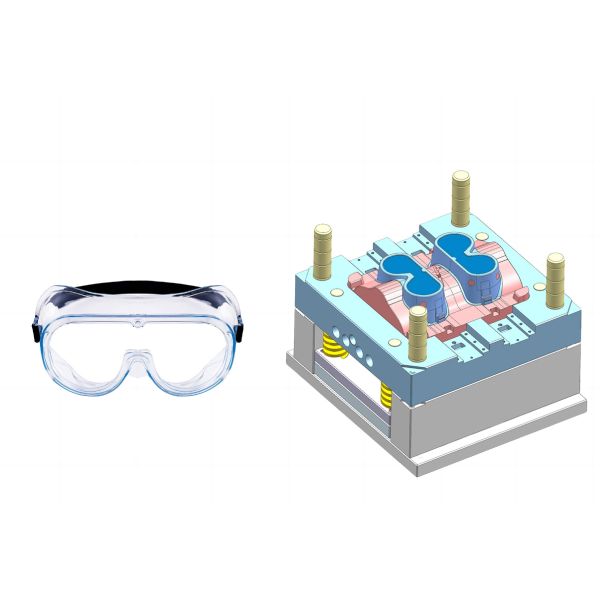 Protective Goggle Injection Mold Applied in General Plastic Molding Manufacturing Lines