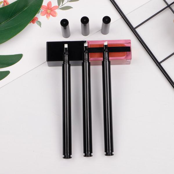New Eyebrow Pencil Waterproof Fork Tip Eyebrow Tattoo Pen OEM Hot Sale Four Tips Eyebrow Pencil