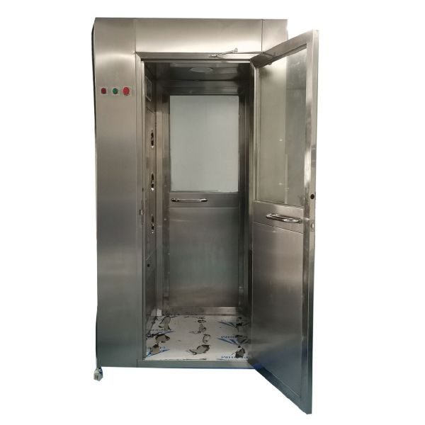 220V 50HZ Stainless Steel Cleanroom / Single Person Air Shower Tunnel