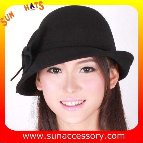 0352 wool felt  burgundy ladies hats for women,Shopping online hats and caps