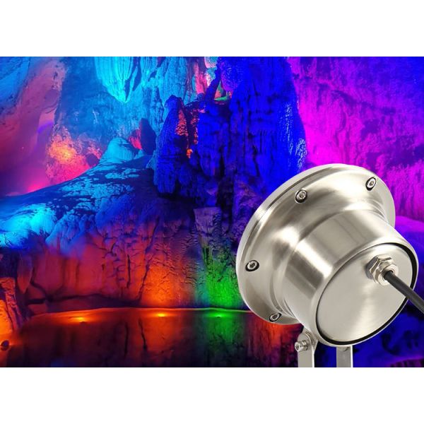 Underwater Light LED Stainless Housing Waterproof Fish Pond Light Spot Light Pool Light Landscape Light Swimming Pool