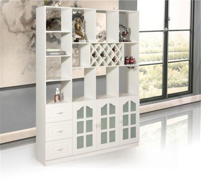 White Color Multipurpose Mdf Room Divider Cupboard