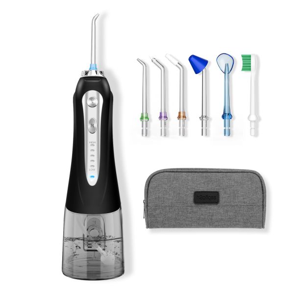 IPX7 Waterproof Rechargeable Water Pick Electric Teeth Cleaning Dental Oral Irrigator