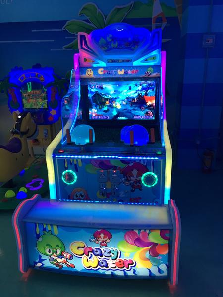 Promotion Coin Operated Water Shooting Arcade Machines Redemption Game