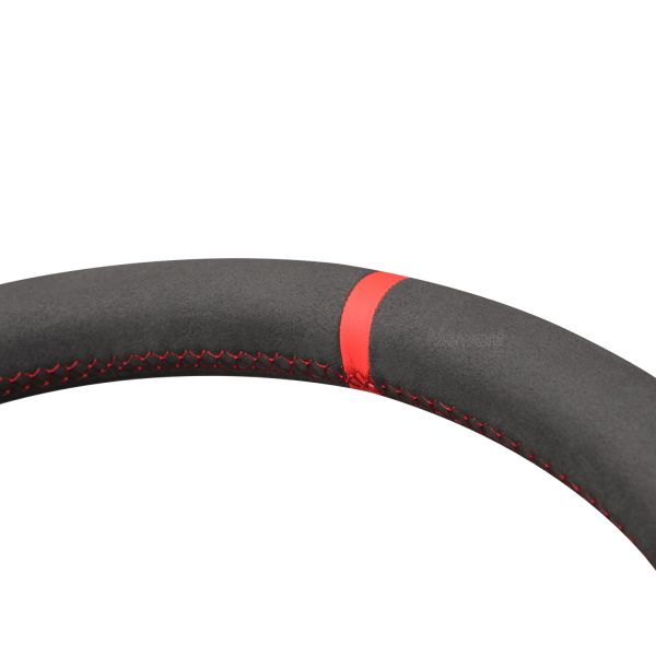 Car Accessories DIY Colors Hand Stitching Faux Suede Steering Wheel Cover for Land Rover Discovery 4  2010-2016