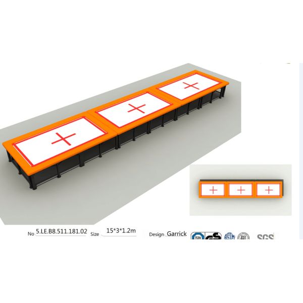 45M2 Chinese Latest Design Professionla Jumping Area for  Indoor Trampoline Park