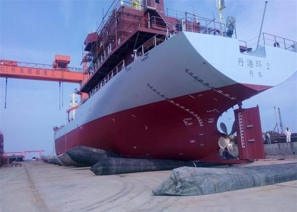 Stable Working Ship Launching Airbags Inflatable High Binding Strength