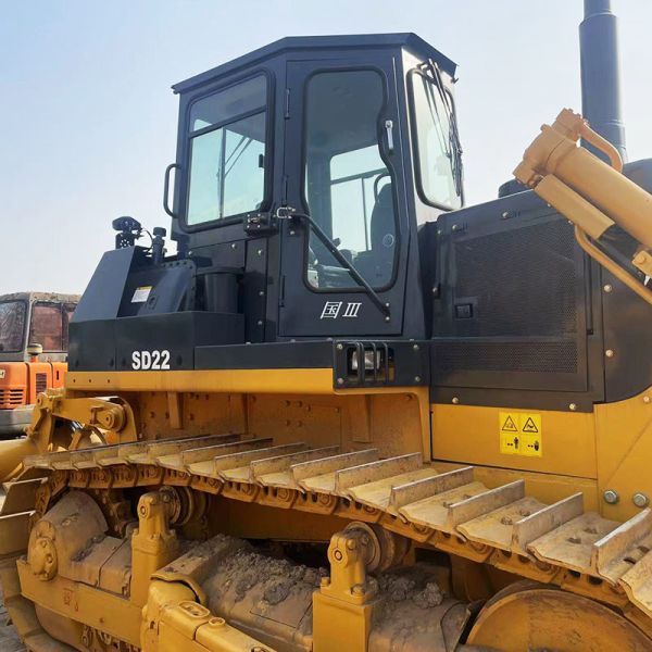 Used Shantui SD22 Bulldozer 162KW Rated Power Original Components Excellent Condition