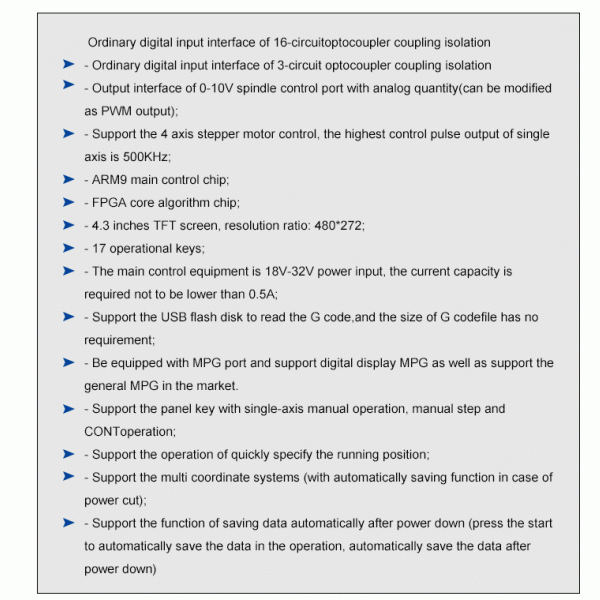 156mm*93mm*45mm DDCSV2.1 Motion Controller 500khz Motor Driver for Milling Machine