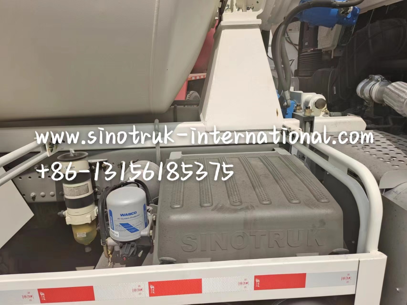 Тележка 6×4 RHD ZZ1257V324JB1R конкретного смесителя SINOTRUK HOWO