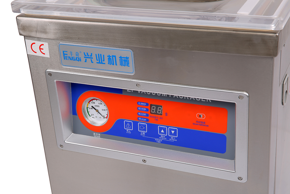 DUOQI ZF-400D серии 201 Вакуумный уплотнитель корпуса из нержавеющей стали для пленочной упаковки 20 л/с