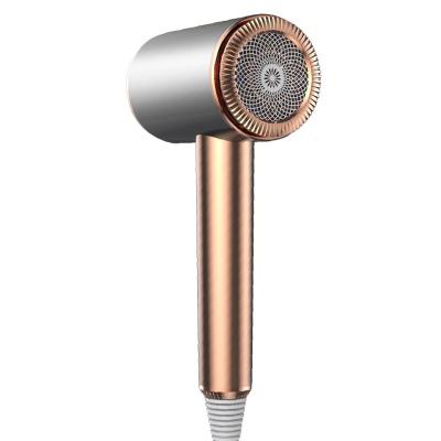 1500W Purple Compact Hair Dryer With 2 Speed And 3 Heat Settings For Travel
