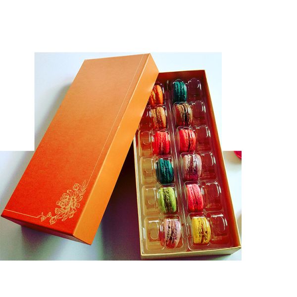 Гофрированный - ящик Macaron доски Multicolor кладет в коробку для 12 с пластиковое внутренним