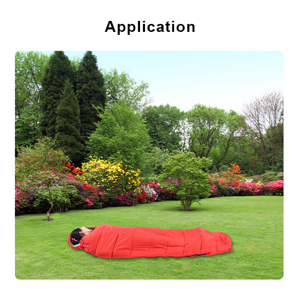 Красный спальный мешок для взрослых мумий с тонкой решеткой