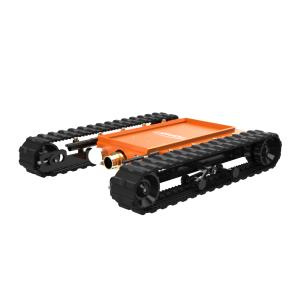Chasis de robot rastreador pequeño de 200W con 12 horas de tiempo de trabajo