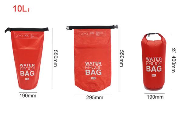 Customized PVC Waterproof Dry Bag For Floating Lightweight Easy Carry