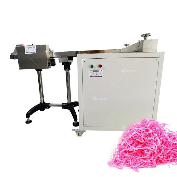 Electric Crinkle Cut Shredded Paper Machine for Gifts Decoration 190kg Machine Weight